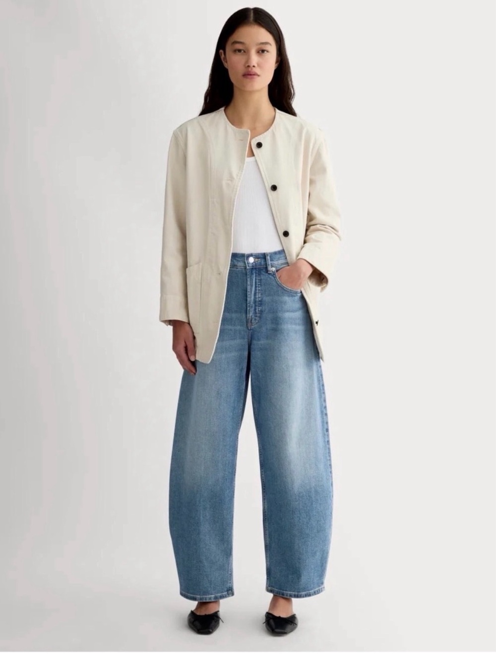 Everlane Way High Curve Jeans sz 28 - Picture 1 of 5